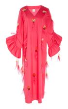 Huishan Zhang Tami Ruched Sleeve Dress