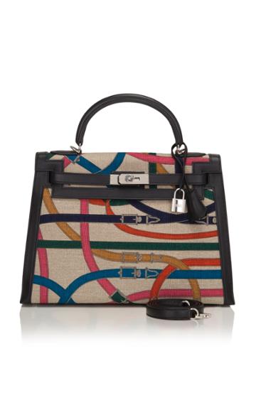 Madison Avenue Couture Limited Edition Hermes 32cm Black Leather Kelly