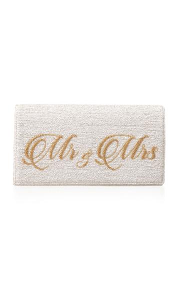 Preciously Paris Mr & Mrs Handmade Clutch