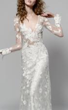 Elizabeth Fillmore Water Lily Tulle Gown