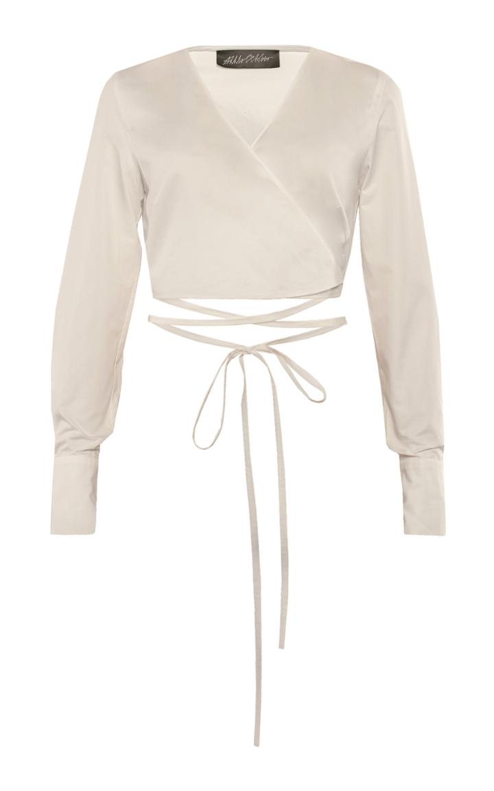 Anna October Olga Cotton Wrap Blouse