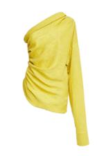 Hellessy Paley Acid Yellow Blouse