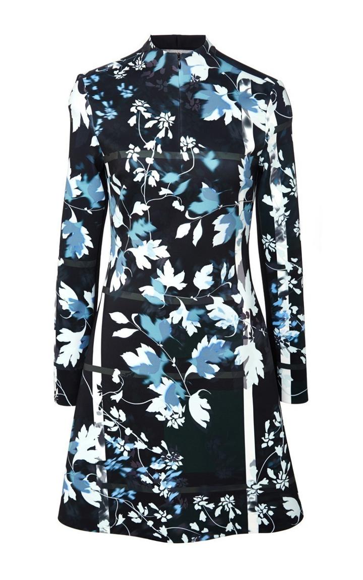 Clover Canyon Fall Leaves Neoprene Dress