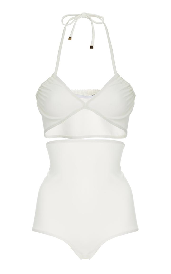 Rosetta Getty Two Piece High Waisted Bikini