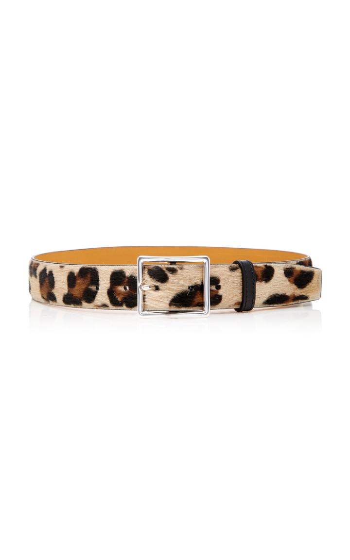 Maison Vaincourt Panther-print Belt