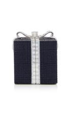 Judith Leiber Couture Wrapped Gift Austrian Crystal Cube Clutch