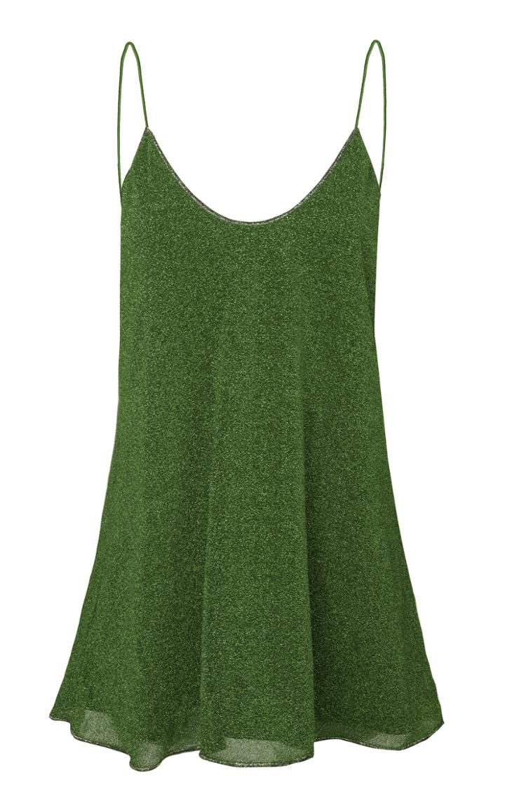 Oseree Lumire Stretch-lurex Mini Dress