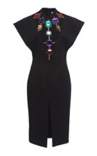 Christopher Kane Wool Gemstones Dress