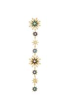 Colette Jewelry Chameleon 18k Gold, Enamel And Diamond Single Earring