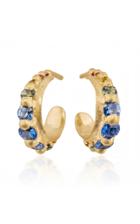 Polly Wales Nova 18k Gold Sapphire Ear Cuffs