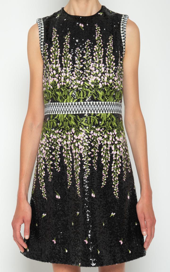 Moda Operandi Giambattista Valli Sequin Sleeveless Mini Dress