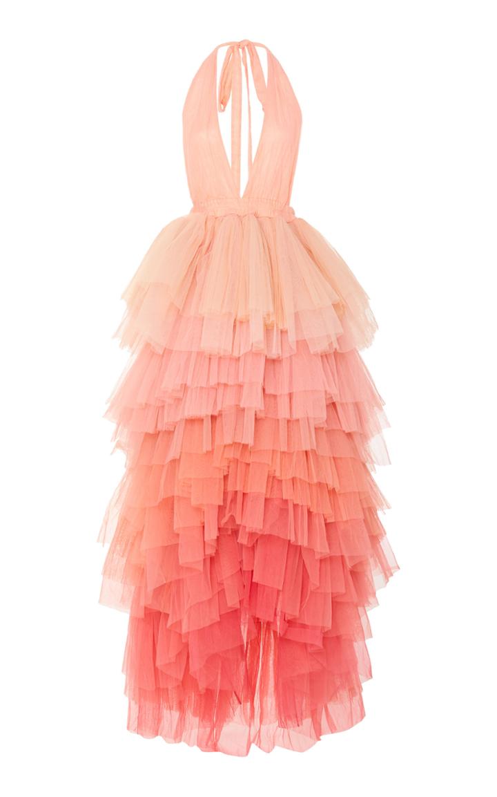 Moda Operandi Loveshackfancy Micah Tulle Ruffle Ombre Skirt Size: Xs
