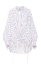 Rosie Assoulin Pinstriped Cotton-poplin Shirt