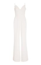 Brandon Maxwell Bridal M'o Exclusive Straight-leg Stretch-crepe Jumpsuit