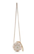 Oscar De La Renta Billard Gold-tone Beaded Clutch