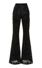 Christian Siriano Floral Lace Trousers