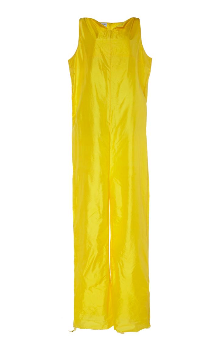 Moda Operandi Tuinch Silk Taffeta Jumpsuit Size: S