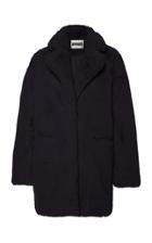 Apparis Sophie Collared Faux Fur Coat Size: S
