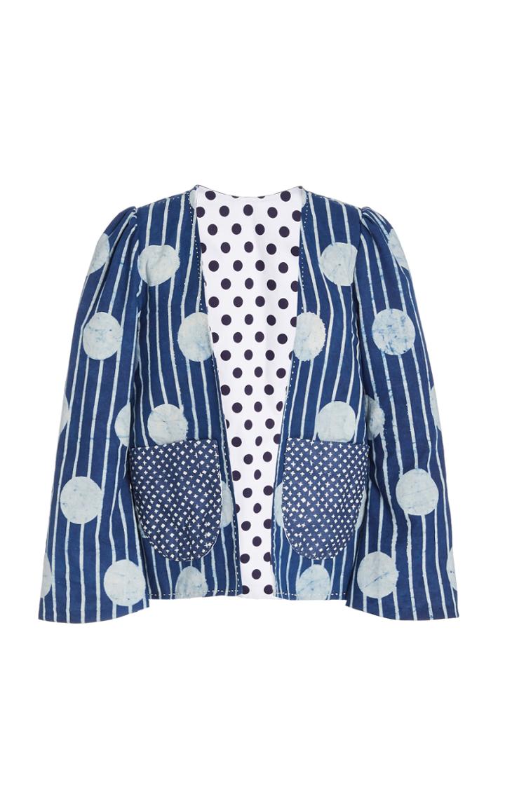 Alix Of Bohemia Momo Striped Cotton Jacket