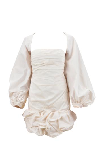 Moda Operandi Johanna Ortiz Intensidad De Luz Ruched Cotton Mini Dress