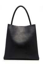 Modern Weaving Arch Pleated Leather Tote