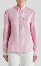 Moda Operandi Etro Cotton Striped Button Down Shirt