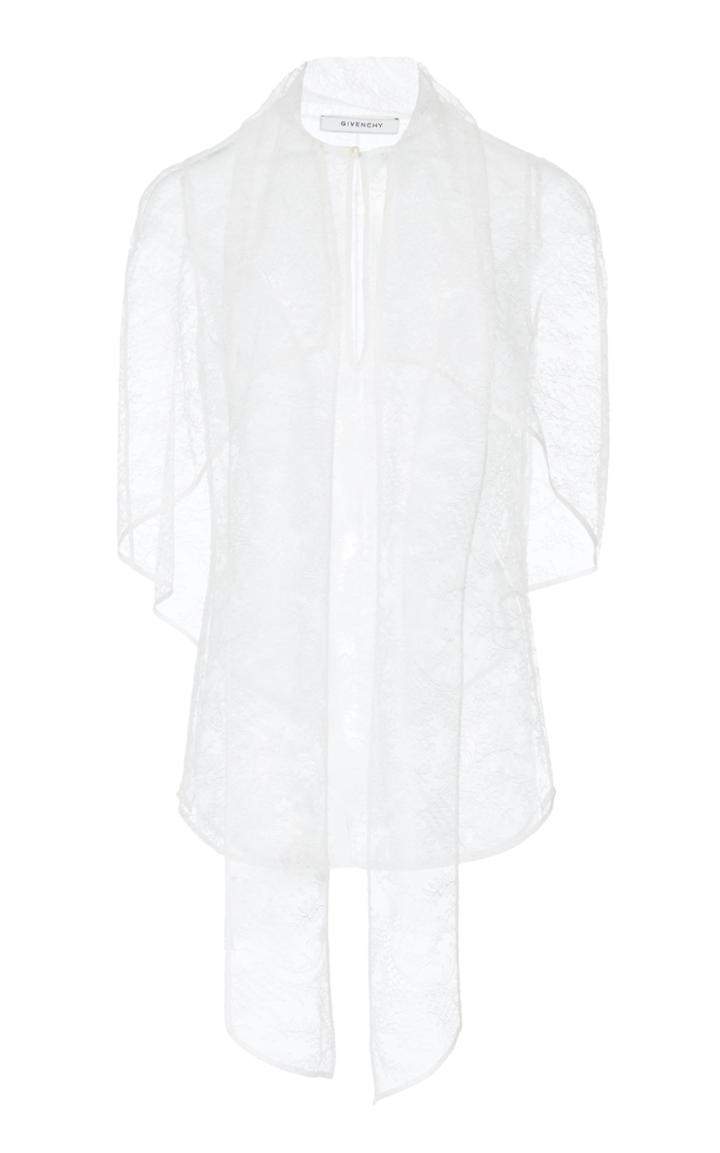Givenchy Lace Cape Top