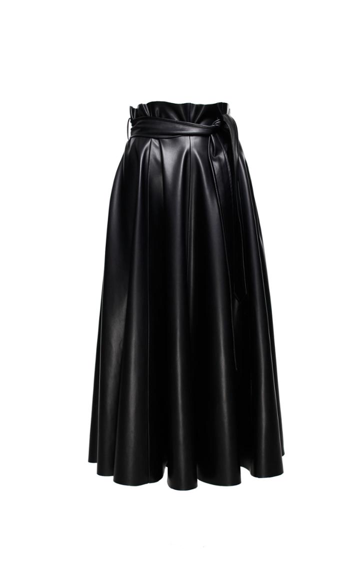 Anouki Faux Leather Maxi Skirt