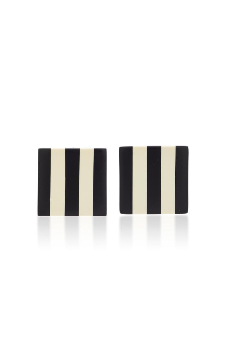 Monies Isla Oversized Resin Clip Earrings