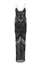 Balmain Fitted Crochet Dress