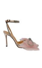Moda Operandi Mach & Mach Crystal-embellished Tulle Satin Pumps