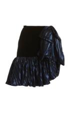 Moda Operandi Nervi Bia Striped Pleated Skirt