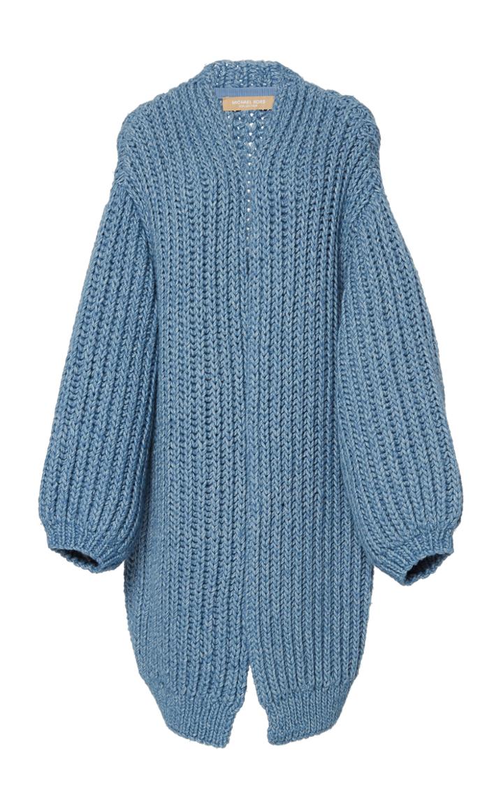 Michael Kors Collection Oversized Alpaca-cotton Cardigan