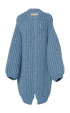Michael Kors Collection Oversized Alpaca-cotton Cardigan
