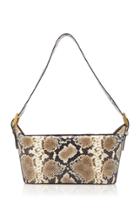 By Far Celeste Snake Print Leather Bag