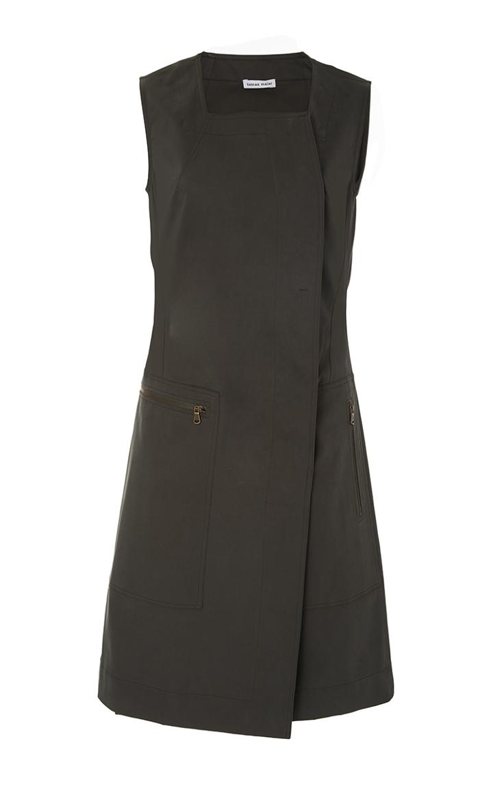 Tomas Maier Sleeveless Button Up Dress