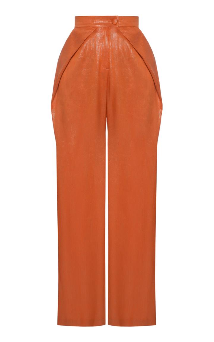 Moda Operandi Matriel Lurex Folded Trouser