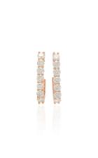 Carbon & Hyde Sparkler Pin 14k Rose Gold And Diamond Earrings