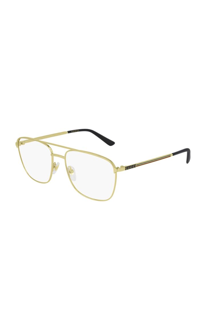 Gucci Aviator-style Metal Glasses