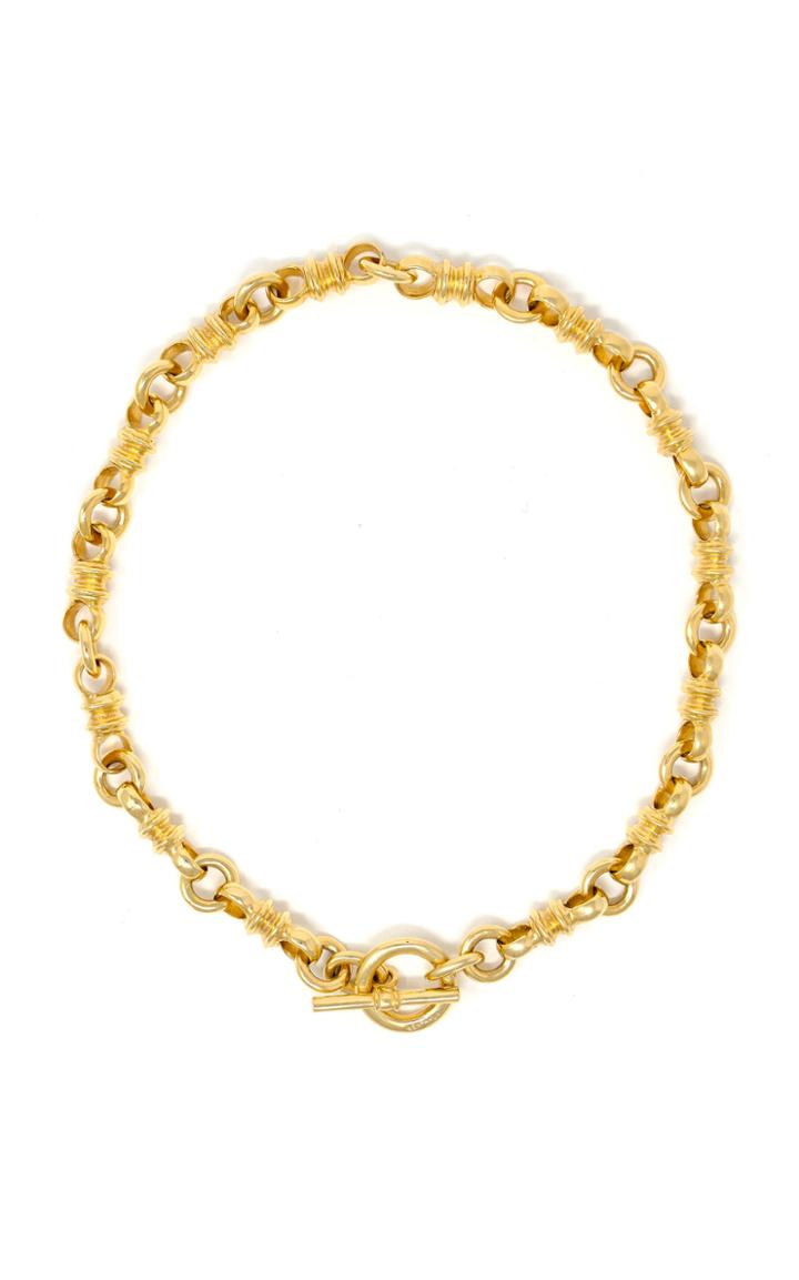 Moda Operandi Ben-amun Gold-plated Round Link Chain Necklace