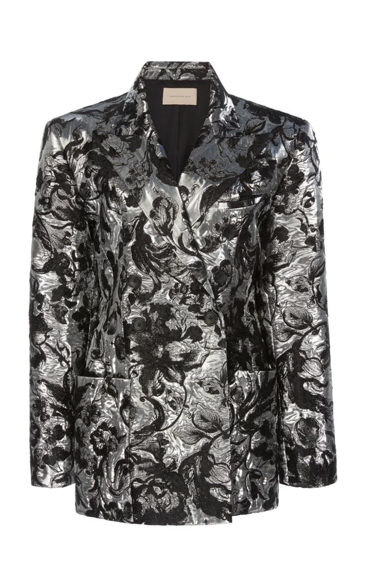 Christopher Kane Floral Jacquard Jacket