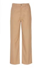 Ganni Chino Cropped Straight-leg Pants