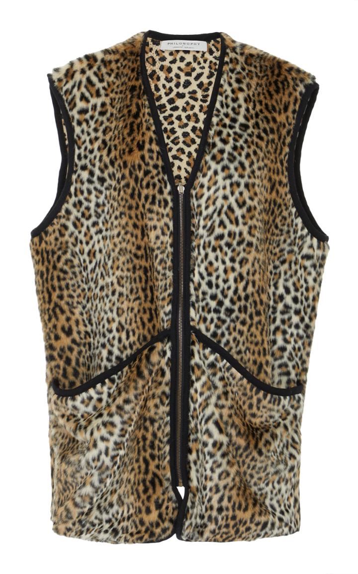 Philosophy Di Lorenzo Serafini Faux Fur Vest