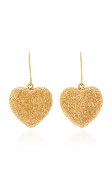 Carolina Bucci Florentine Heart Earrings