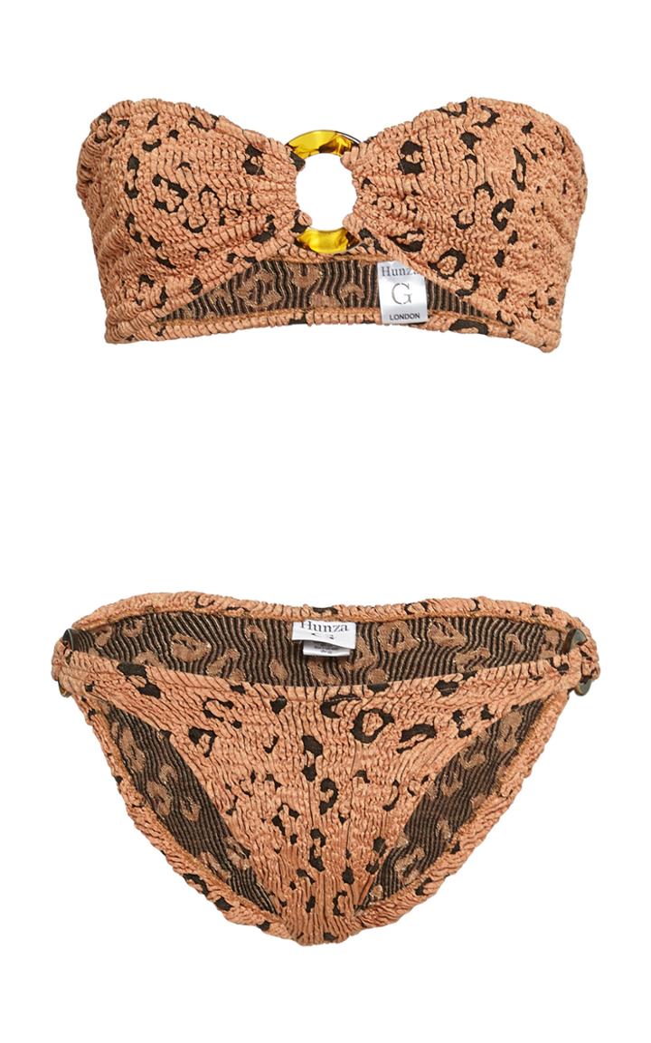 Hunza G Gloria Printed Strapless Bikini