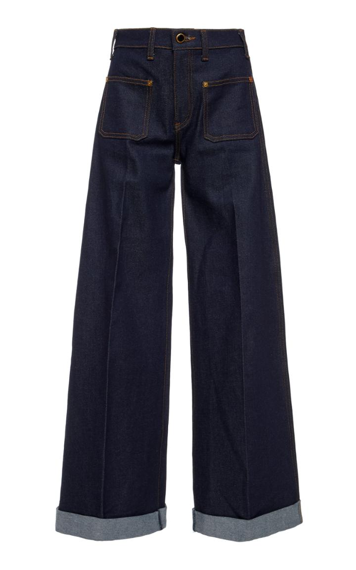Khaite Ray High-rise Wide-leg Jeans