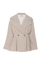 Palmer/harding Palmer//harding Carved Linen-blend Blazer