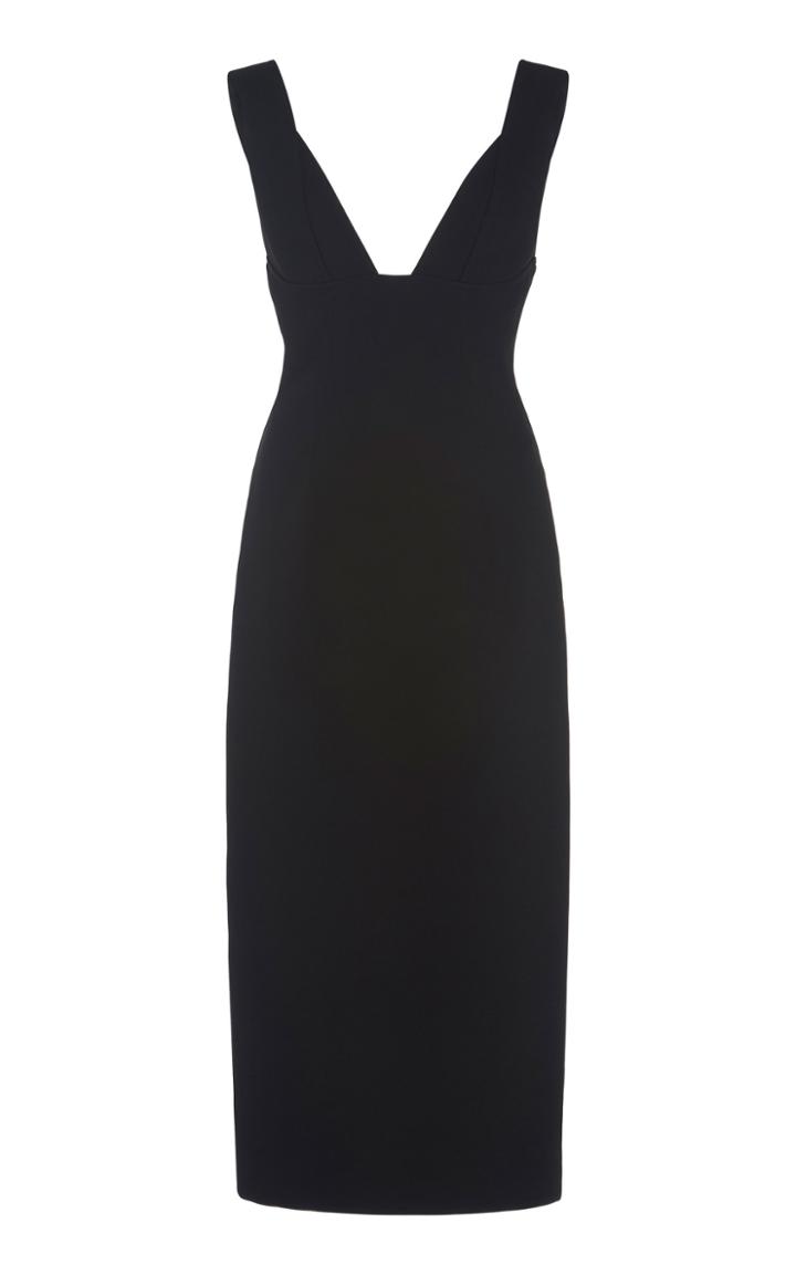 Victoria Beckham Cami Crepe Midi Dress