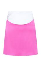 Adriana Iglesias Carla Silk Satin Mini Skirt