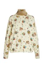 Moda Operandi Paco Rabanne Floral-print Wool Sweater